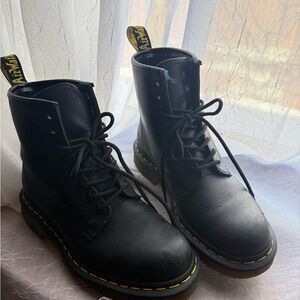 Dr. Martens Black Leather Boots